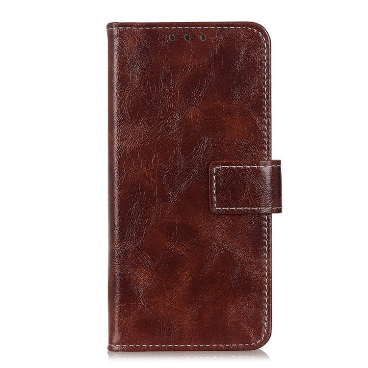 For OnePlus Nord CE 3 Lite Retro Crazy Horse Texture Leather Phone Case(Brown) - OnePlus Cases by buy2fix | Online Shopping UK | buy2fix