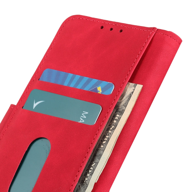 For Xiaomi Redmi 11A / 12C KHAZNEH Retro Texture Flip Leather Phone Case(Red) - Xiaomi Cases by buy2fix | Online Shopping UK | buy2fix