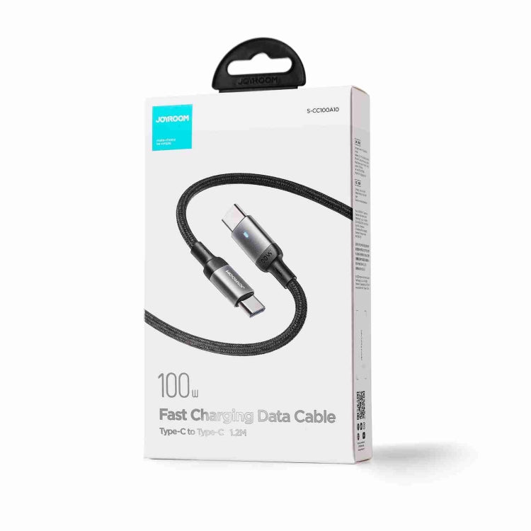 JOYROOM S-CC100A10 Extraordinary Series 100W USB-C / Type-C to USB-C / Type-C Fast Charging Data Cable, Cable Length:1.2m(Black) - USB-C & Type-C Cable by JOYROOM | Online Shopping UK | buy2fix