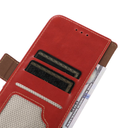 For Sony Xperia 10 V Crazy Horse Top Layer Cowhide Leather Phone Case(Red) - Sony Cases by buy2fix | Online Shopping UK | buy2fix