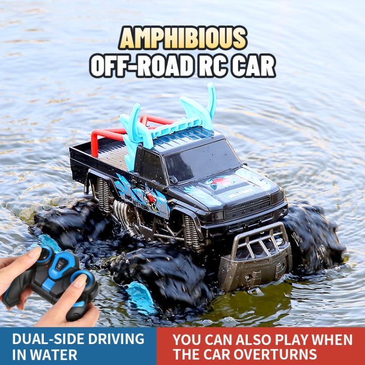 JJR/C Q135 Amphibious 2.4G Remote Control Off-road Vehicle(Blue) - RC Cars by JJR/C | Online Shopping UK | buy2fix