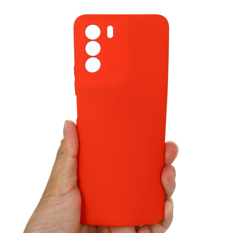 For Infinix Zero 5G 2023 Pure Color Liquid Silicone Shockproof Phone Case(Red) - Infinix Cases by buy2fix | Online Shopping UK | buy2fix