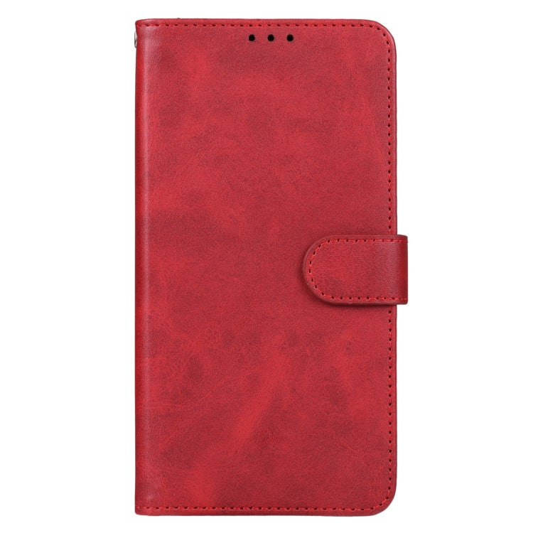 For Motorola Edge 40 Leather Phone Case(Red) -  by buy2fix | Online Shopping UK | buy2fix