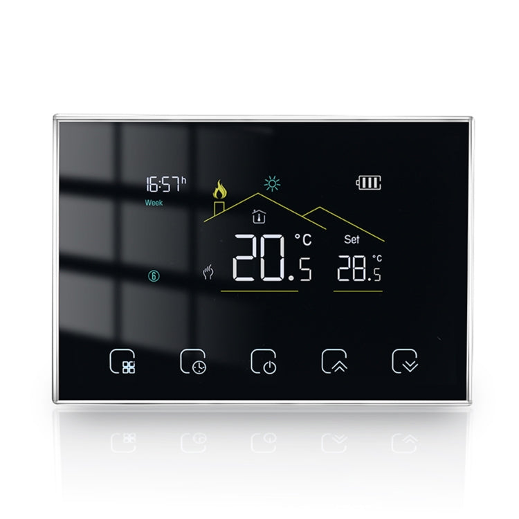 BHT-8000RF-VA- GBC Wireless Smart LED Screen Thermostat Without WiFi, Specification:Electric Boiler Heating - Consumer Electronics by buy2fix | Online Shopping UK | buy2fix