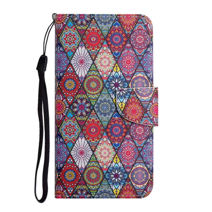 For Xiaomi Redmi 12C Colored Drawing Pattern Flip Leather Phone Case(Diamond Kaleidoscope) - Xiaomi Cases by buy2fix | Online Shopping UK | buy2fix