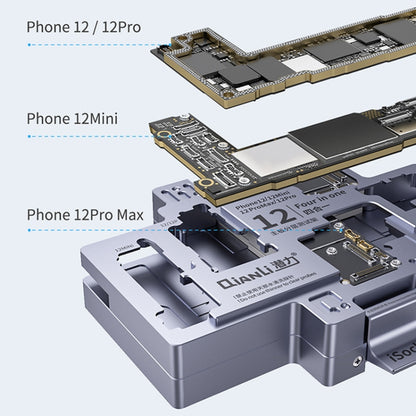 Qianli iSocket Motherboard Layered Test Fixture For iPhone 12 Series - Repair Fixture by QIANLI | Online Shopping UK | buy2fix