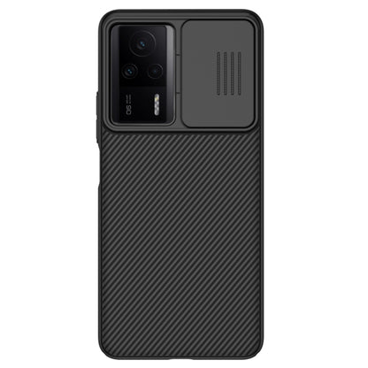 For Xiaomi Redmi K60E NILLKIN Black Mirror Series Camshield PC Phone Case(Black) - Xiaomi Cases by NILLKIN | Online Shopping UK | buy2fix