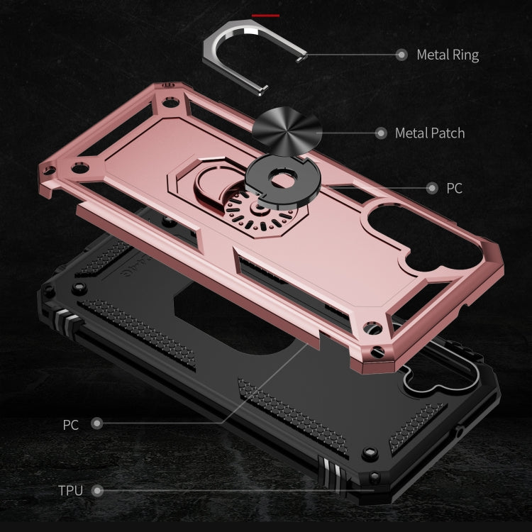 For Samsung Galaxy A24 4G Shockproof TPU + PC Phone Case(Rose Gold) - Galaxy Phone Cases by buy2fix | Online Shopping UK | buy2fix