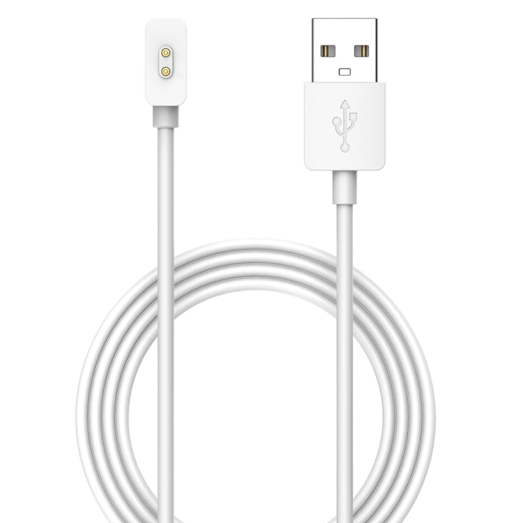 For Xiaomi Mi Band 8 Watch Magnetic Suction Charger USB Charging Cable, Length:1m(White) - Charger by buy2fix | Online Shopping UK | buy2fix