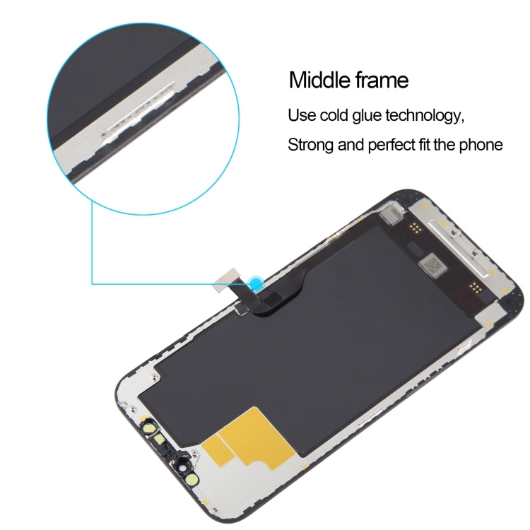 Soft OLED LCD Screen For iPhone 12 Pro Max with Digitizer Full Assembly -  by buy2fix | Online Shopping UK | buy2fix