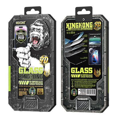 For iPhone 13 Pro WK WTP-066 King Kong Vacha 9D Curved HD Tempered Glass Film(Black) - iPhone 13 Pro Tempered Glass by WK | Online Shopping UK | buy2fix