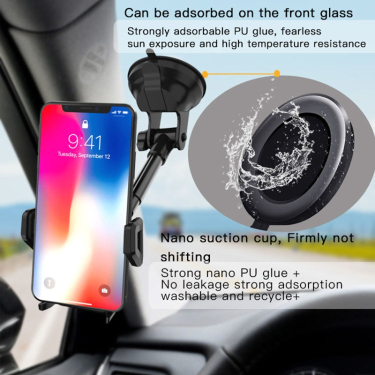 Yesido C40 Car Foldable 360 Degree Rotation Automatic Clip Phone Holder(Black) -  by Yesido | Online Shopping UK | buy2fix