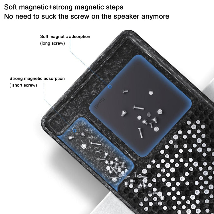 Qianli Magnetic Design Mobile Phone Screw Special Storage Tray - Working Mat by QIANLI | Online Shopping UK | buy2fix