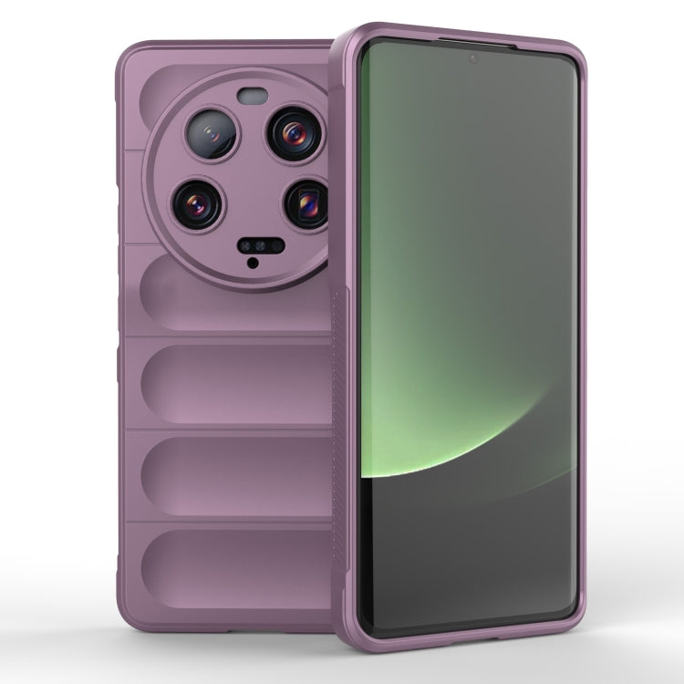 For Xiaomi 13 Ultra Magic Shield TPU + Flannel Phone Case(Purple) - 13 Ultra Cases by buy2fix | Online Shopping UK | buy2fix