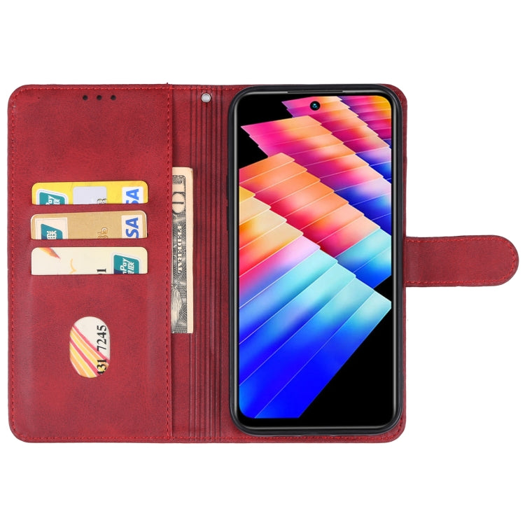 For Infinix Hot 30 Play NFC Leather Phone Case(Red) - Infinix Cases by buy2fix | Online Shopping UK | buy2fix