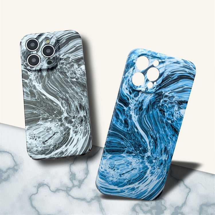 For iPhone 11 Pro Max Marble Pattern Phone Case(Blue White) - iPhone 11 Pro Max Cases by buy2fix | Online Shopping UK | buy2fix