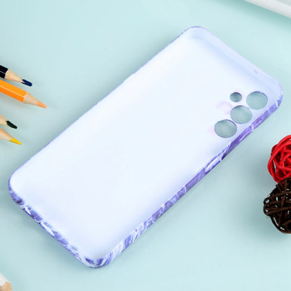 For Samsung Galaxy S22+ 5G Marble Pattern Phone Case(Purple White) - Galaxy S22+ 5G Cases by buy2fix | Online Shopping UK | buy2fix