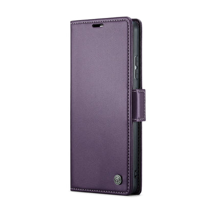 For Xiaomi 13 Pro CaseMe 023 Butterfly Buckle Litchi Texture RFID Anti-theft Leather Phone Case(Pearly Purple) - 13 Pro Cases by CaseMe | Online Shopping UK | buy2fix