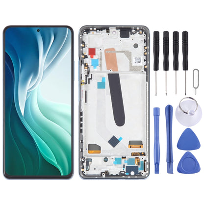 OLED LCD Screen For Xiaomi Mi 11i Digitizer Full Assembly with Frame(Blue) - LCD Screen by buy2fix | Online Shopping UK | buy2fix