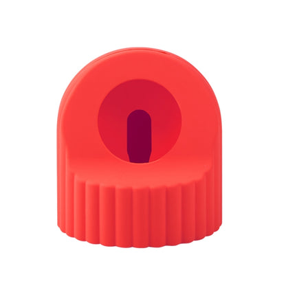 For Apple Watch Wave Pattern Silicone Watch Charging Stand(Red) - Charger / Holder by buy2fix | Online Shopping UK | buy2fix