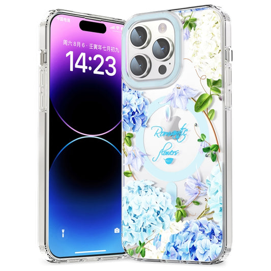 For iPhone 12 MagSafe Magnetic TPU Phone Case(Small Floral) - iPhone 12 / 12 Pro Cases by buy2fix | Online Shopping UK | buy2fix