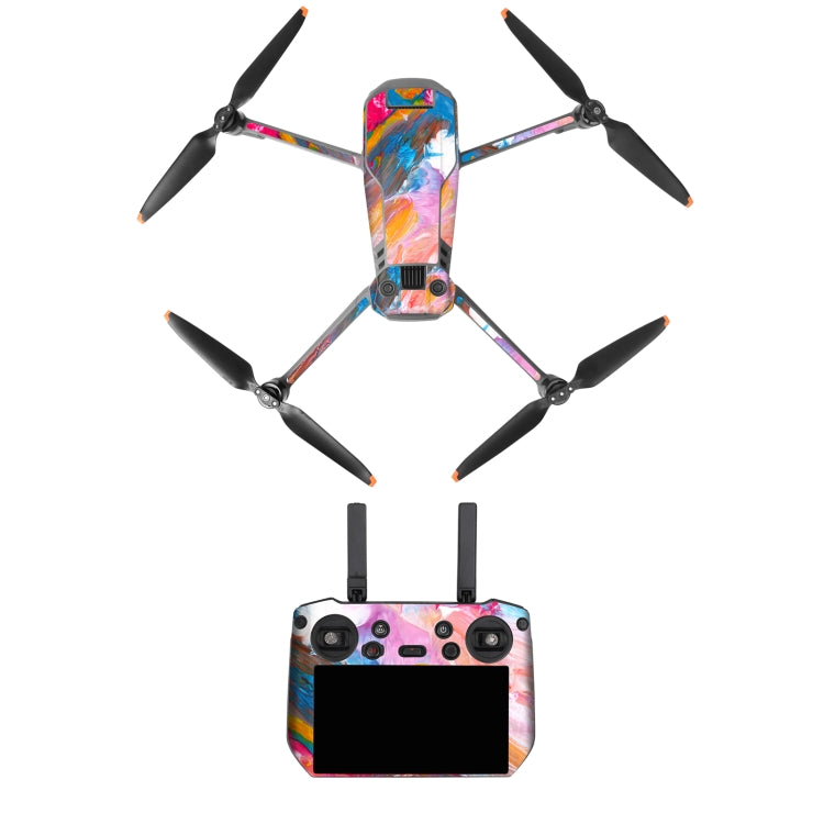 For DJI Mavic 3 Pro / RC Pro Sunnylife Drone Body Remote Control Decorative Stickers Set(Pink Cloud) - Stickers by Sunnylife | Online Shopping UK | buy2fix