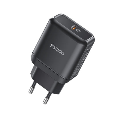 Yesido YC-29 PD 25W Type-C Port Fast Charger(EU Plug) - USB Charger by Yesido | Online Shopping UK | buy2fix