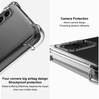 For Xiaomi Redmi Note 12 Pro 4G imak Shockproof Airbag TPU Phone Case(Transparent) - Note 12 Pro Cases by imak | Online Shopping UK | buy2fix