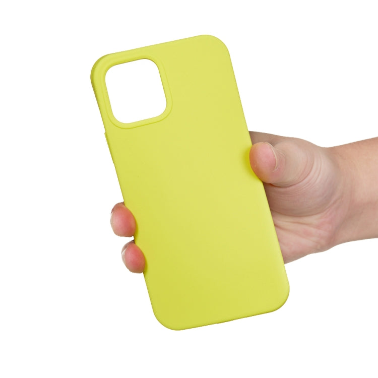 For iPhone 15 Pro Solid Color Silicone Phone Case(Lemon Yellow) - iPhone 15 Pro Cases by buy2fix | Online Shopping UK | buy2fix