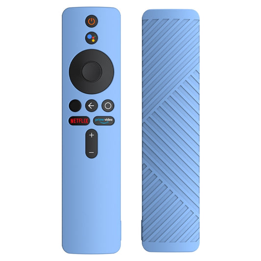 For Xiaomi MiBox S Remote Control Liquid Silicone Protective Case(Sky Blue) - Remote Control Covers by buy2fix | Online Shopping UK | buy2fix