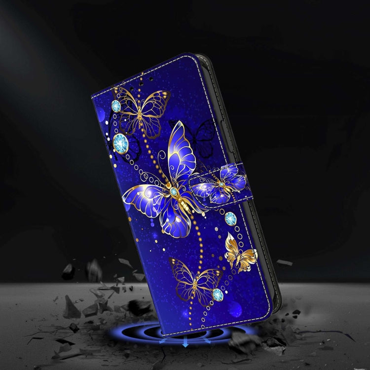 For Xiaomi Redmi 9 Crystal 3D Shockproof Protective Leather Phone Case(Diamond Butterfly) - Xiaomi Cases by buy2fix | Online Shopping UK | buy2fix