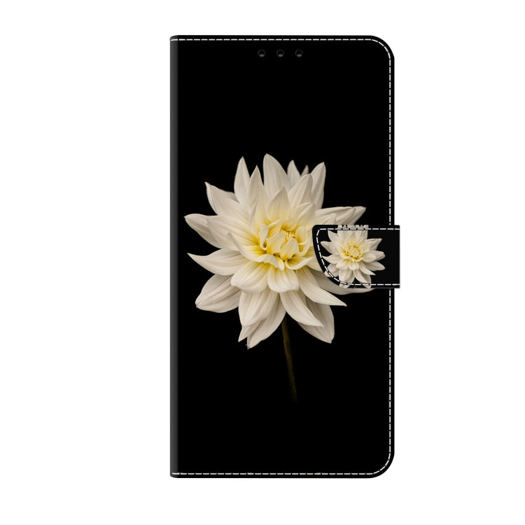 For Xiaomi Redmi Note 12 Pro+ Crystal 3D Shockproof Protective Leather Phone Case(White Flower) - Xiaomi Cases by buy2fix | Online Shopping UK | buy2fix