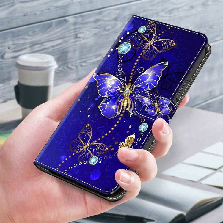 For Xiaomi Redmi Note 12 5G Global / Poco X5 Crystal 3D Shockproof Protective Leather Phone Case(Diamond Butterfly) - Xiaomi Cases by buy2fix | Online Shopping UK | buy2fix