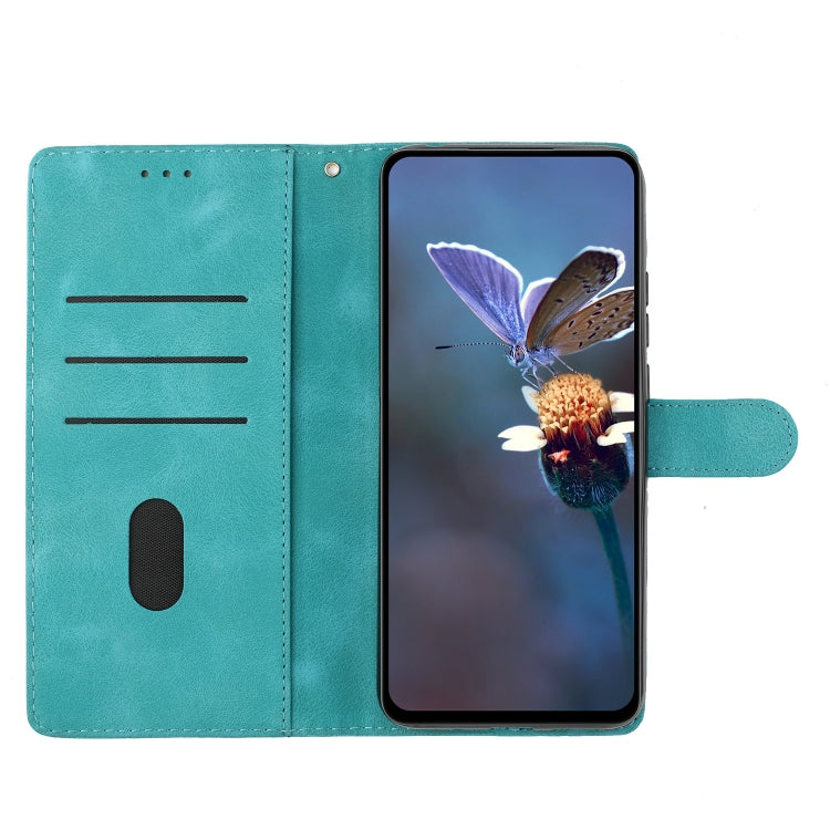 For Xiaomi Redmi Note 12 Pro 5G Flower Butterfly Embossing Pattern Leather Phone Case(Sky Blue) - Note 12 Pro Cases by buy2fix | Online Shopping UK | buy2fix