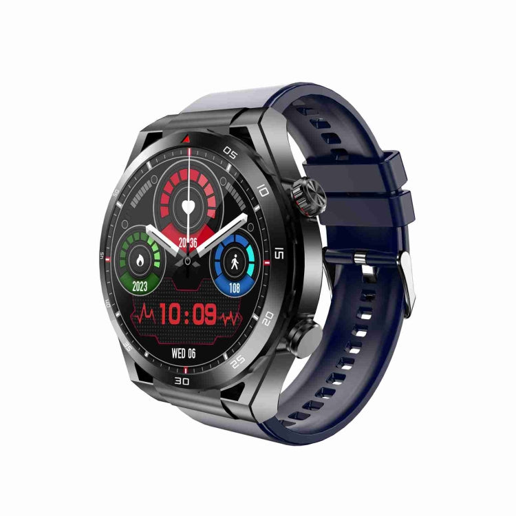 ET450 1.39 inch IP67 Waterproof Silicone Band Smart Watch, Support ECG / Non-invasive Blood Glucose Measurement(Blue) - Smart Watches by buy2fix | Online Shopping UK | buy2fix