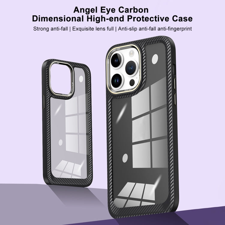 For iPhone 11 Carbon Fiber Transparent Back Panel Phone Case(Green) - iPhone 11 Cases by buy2fix | Online Shopping UK | buy2fix