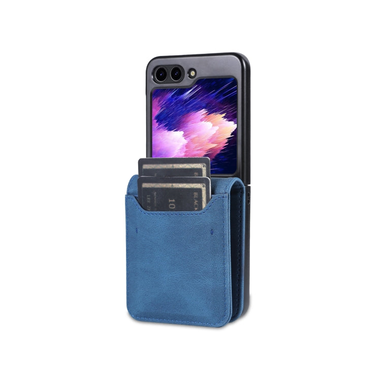 For Samsung Galaxy Z Flip5 AZNS Dream II Skin Feel PU+TPU Horizontal Flip PU Phone Case(Blue) - Galaxy Z Flip5 Cases by AZNS | Online Shopping UK | buy2fix