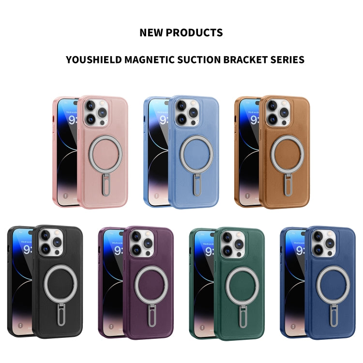 For iPhone 11 MagSafe Magnetic Holder Phone Case(Royal Blue) - iPhone 11 Cases by buy2fix | Online Shopping UK | buy2fix