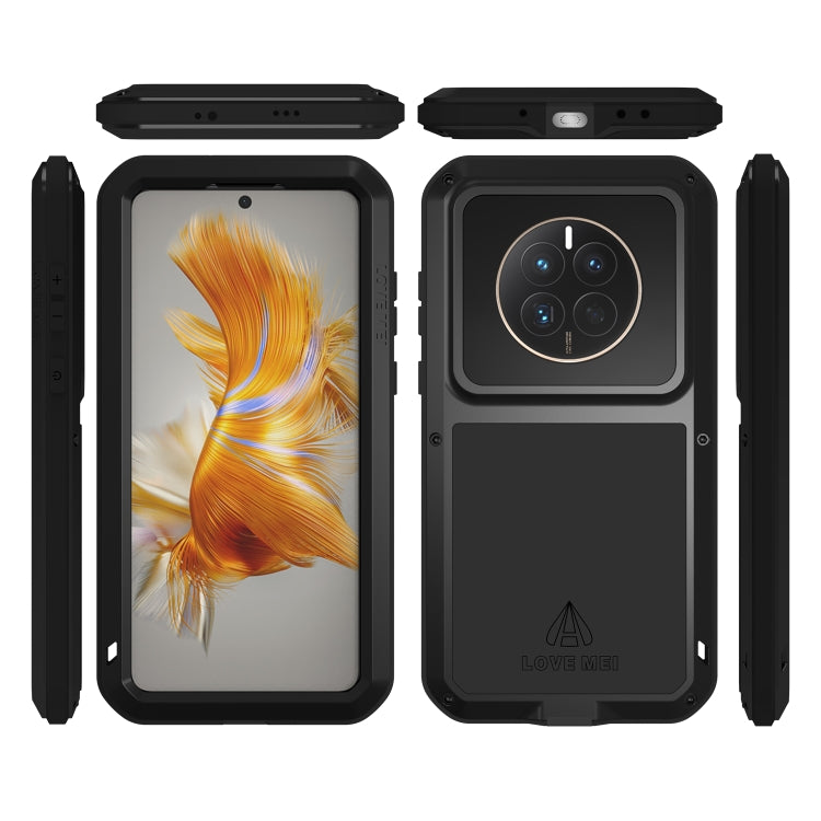For Huawei Mate 50 Pro LOVE MEI POWERFUL Metal Shockproof Life Waterproof Dustproof Phone Case(White) - Huawei Cases by LOVE MEI | Online Shopping UK | buy2fix