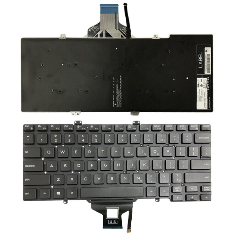 For Dell Latitude 7400 / 3400 US Version Backlight Keyboard - Replacement Keyboards by buy2fix | Online Shopping UK | buy2fix