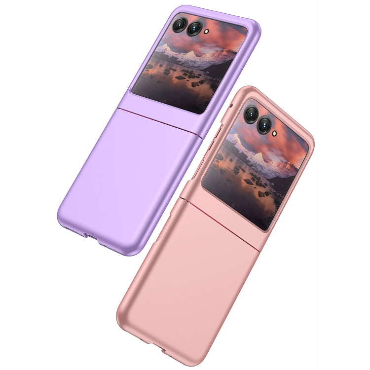 For Motorola Razr 40 Ultra GKK Ultra-thin Full Coverage Phone Case(Purple) - Motorola Cases by GKK | Online Shopping UK | buy2fix