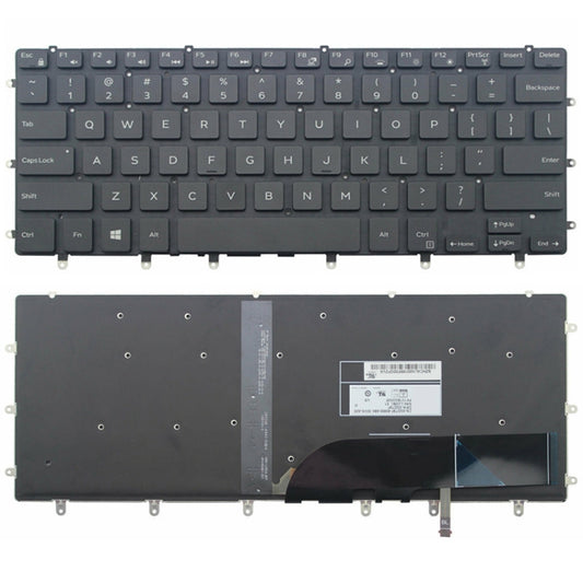 For Dell 5510 M5510 15-7558 7568 XPS 15-9550 US Version Laptop Keyboard(Black) - Dell Spare Parts by buy2fix | Online Shopping UK | buy2fix