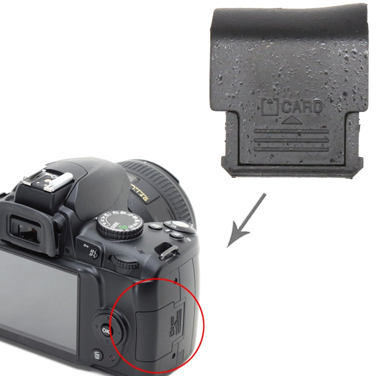 For Nikon D3000 SD Card Slot Compartment Cover - Card Slot by buy2fix | Online Shopping UK | buy2fix
