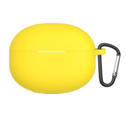 For Xiaomi Redmi Buds 4 Active Shockproof Silicone Earphone Protective Case with Hook(Yellow) - Xiaomi Earphone Case by buy2fix | Online Shopping UK | buy2fix