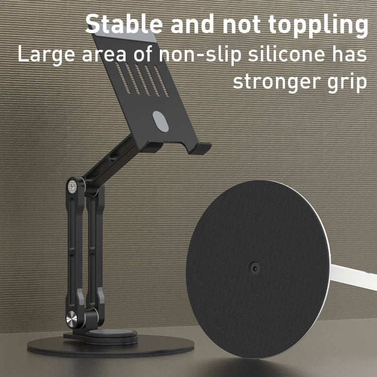 R-JUST HZ40 Mechanical Lift Tablet Desktop Stand(Black) - Desktop Holder by R-JUST | Online Shopping UK | buy2fix