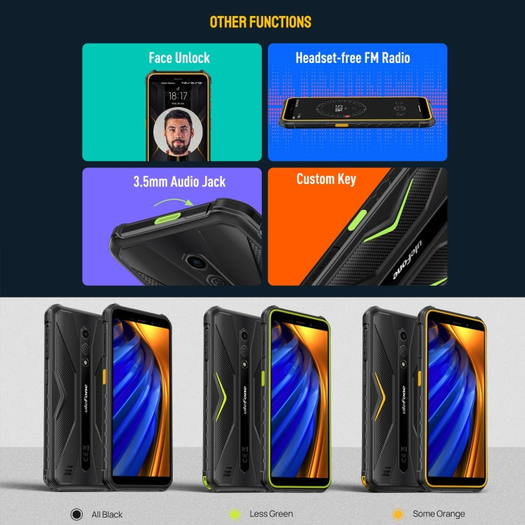 Ulefone Armor X12 Pro, 4GB+64GB, IP68/IP69K Rugged Phone, 5.45 inch Android 13 MediaTek Helio G36 Octa Core, Network: 4G, NFC(Some Orange) - Ulefone by Ulefone | Online Shopping UK | buy2fix