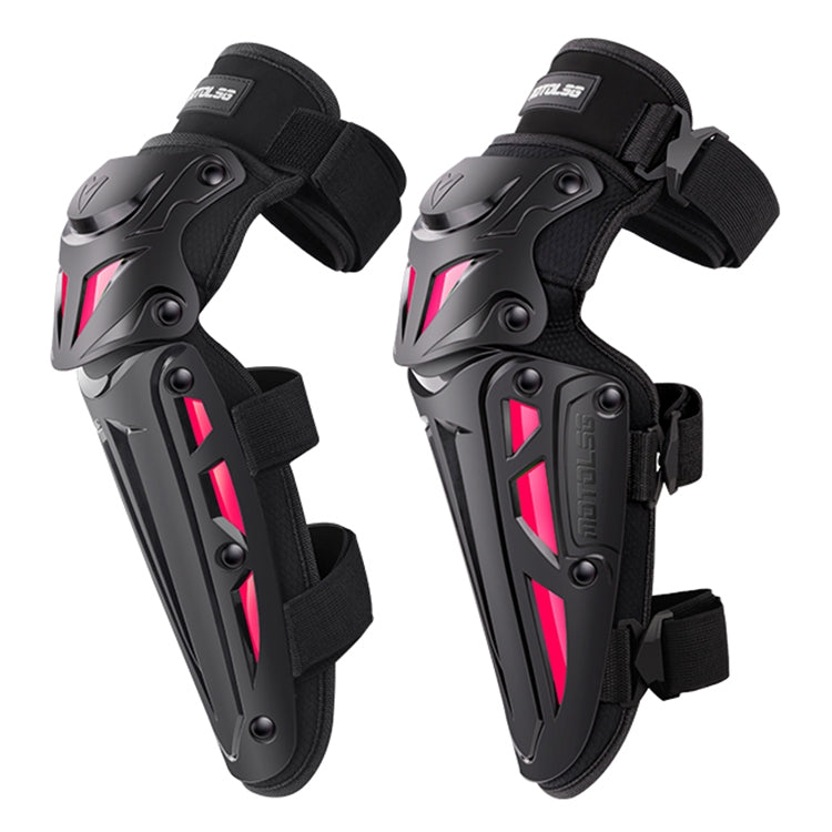 Motolsg MT-05 Motorcycle Bicycle Riding Protective Gear 2 in 1 Knee Pads(Pink) - Protective Gear by MOTOLSG | Online Shopping UK | buy2fix