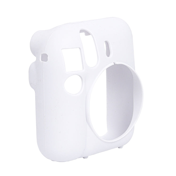 For FUJIFILM instax mini 12 Soft Silicone Camera Protective Case(White) - Protective Case by buy2fix | Online Shopping UK | buy2fix