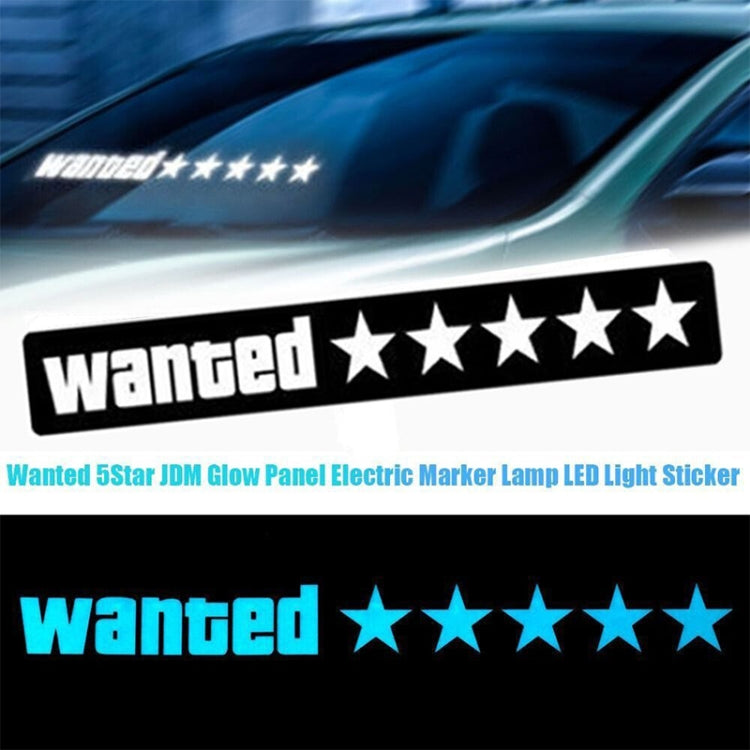 EL Luminous Car Stickers Cold Light Car Stickers Car Luminous Pattern Decoration(Heartbeat) - Decorative Sticker by buy2fix | Online Shopping UK | buy2fix