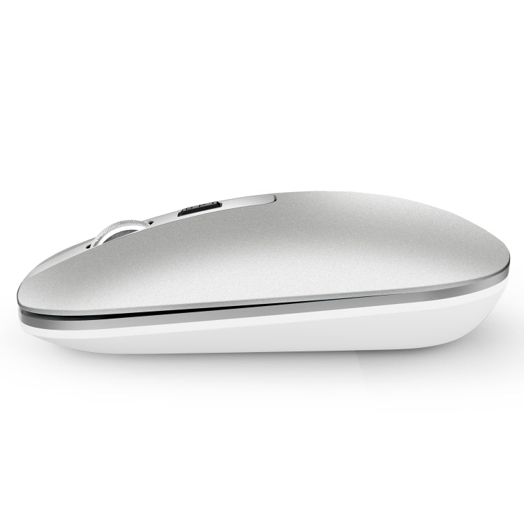 HXSJ M50 2.4GHZ 800,1200,1600dpi Three Gear Adjustment Dual-mode Wireless Mouse USB + Bluetooth 5.1 Rechargeable(Silver) -  by HXSJ | Online Shopping UK | buy2fix